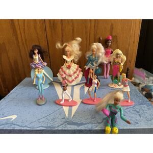 Mix BARBIE Figure Lot of 10 VTG/Newer. McDonald’s 1990s Happy Meal Toys